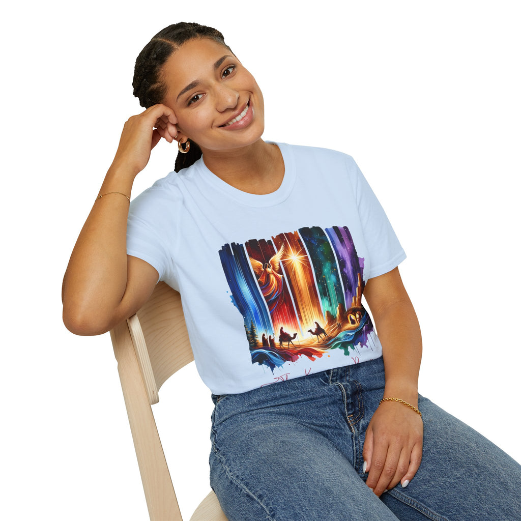 Vibrant Fantasy T-Shirt, Colorful Graphic Tee, Unisex Art Shirt, Great Gift for Fans, Unique Casual Wear, The King is Born Shirt