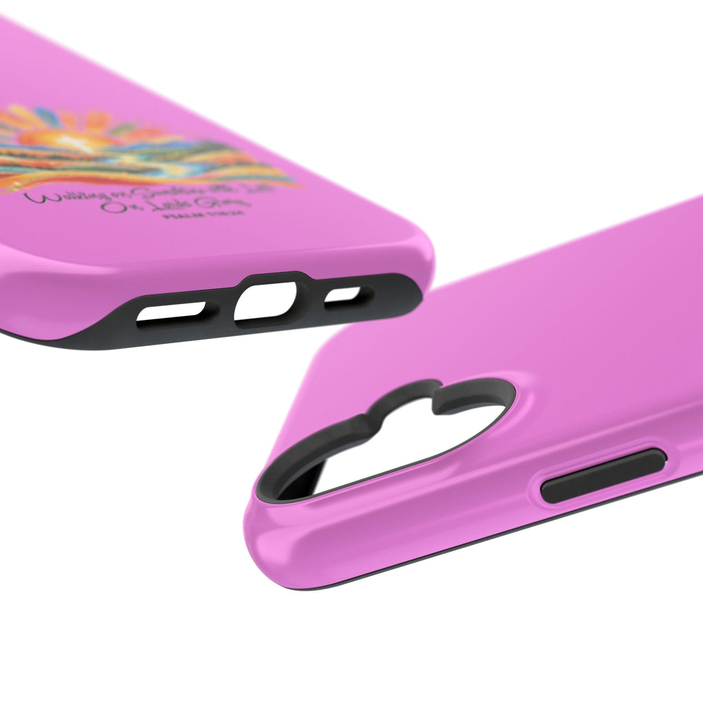 Magnetic Phone Case – “Walking on Sunshine with Lords Glory” Sunrise Design