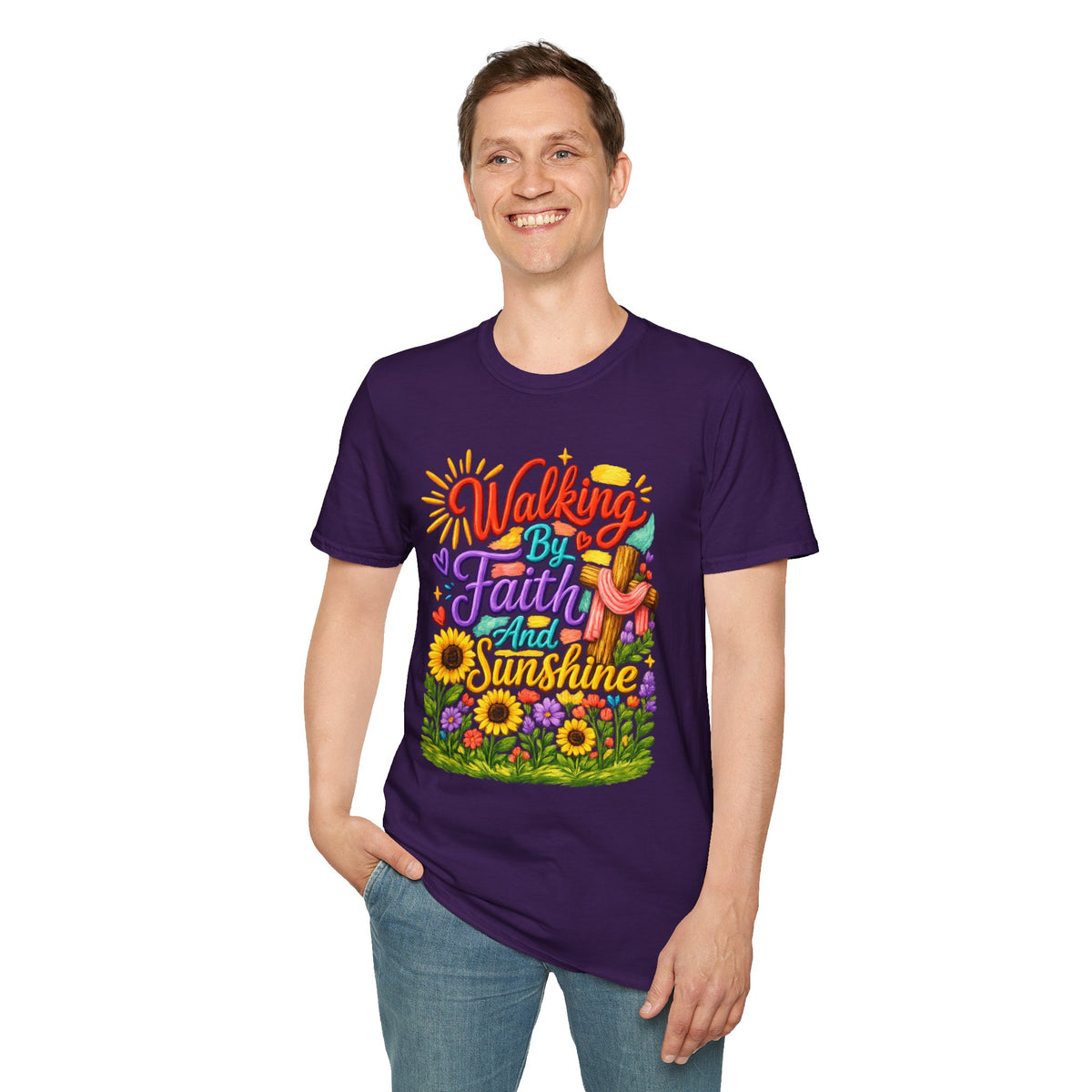 Walking By Faith and Sunshine T-Shirt