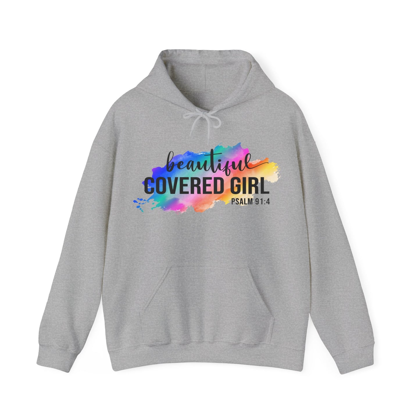 Beautiful Covered Girl - Unisex Heavy Blend Hooded Sweatshirt