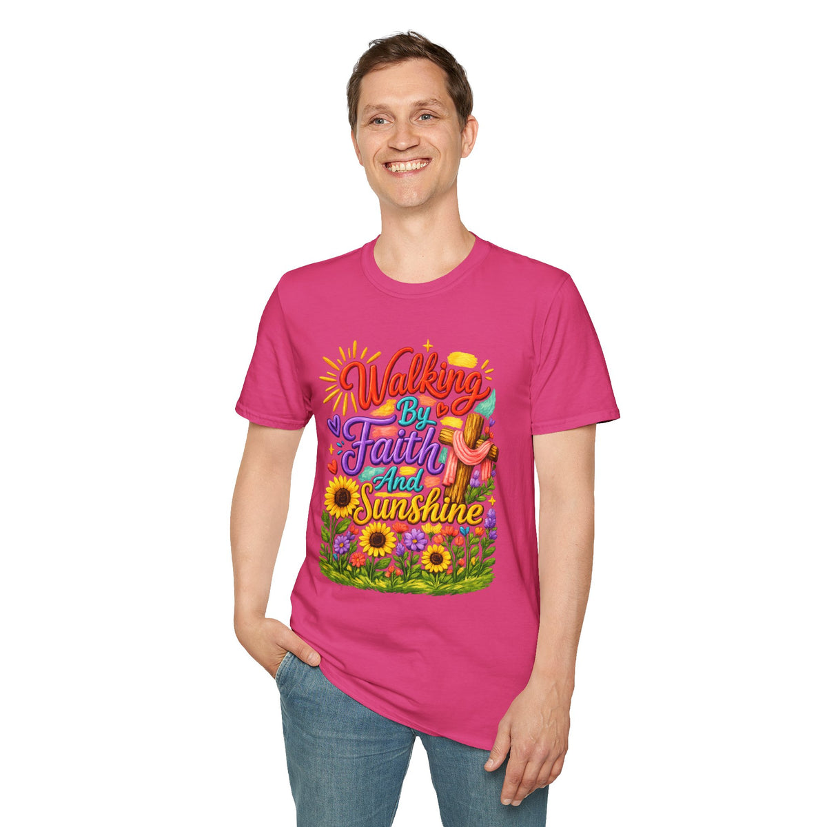 Walking By Faith and Sunshine T-Shirt