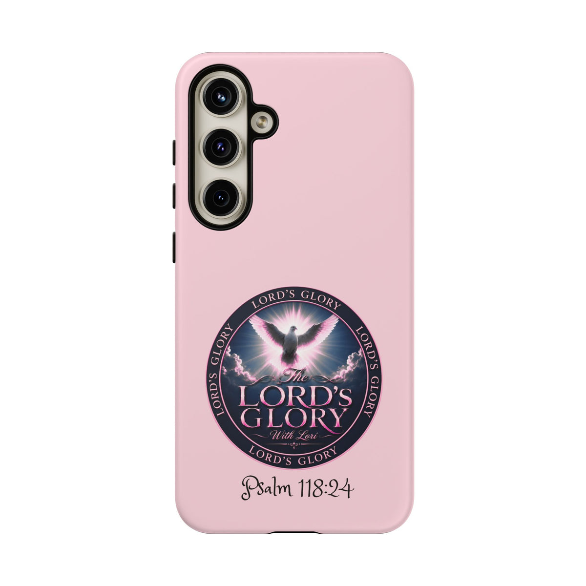 Christian Phone Case – "Lord's Glory with Lori" Dove Design Tough Case (Protective Phone Cover)