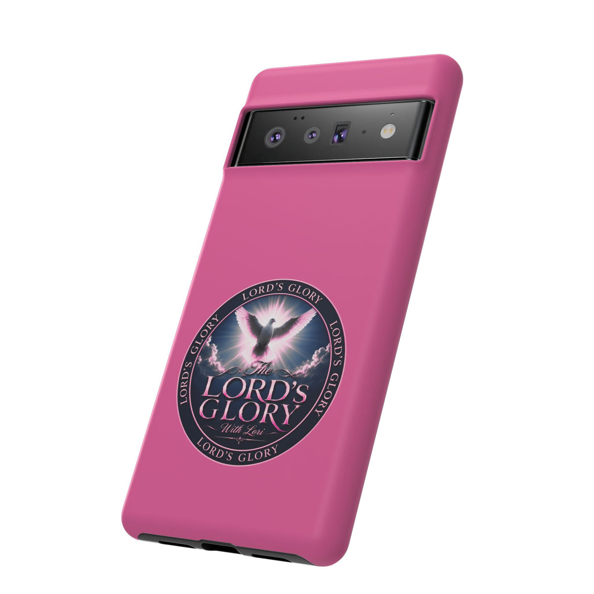 Christian Phone Case – "Lord's Glory with Lori" Dove Design Tough Case (Protective Phone Cover)