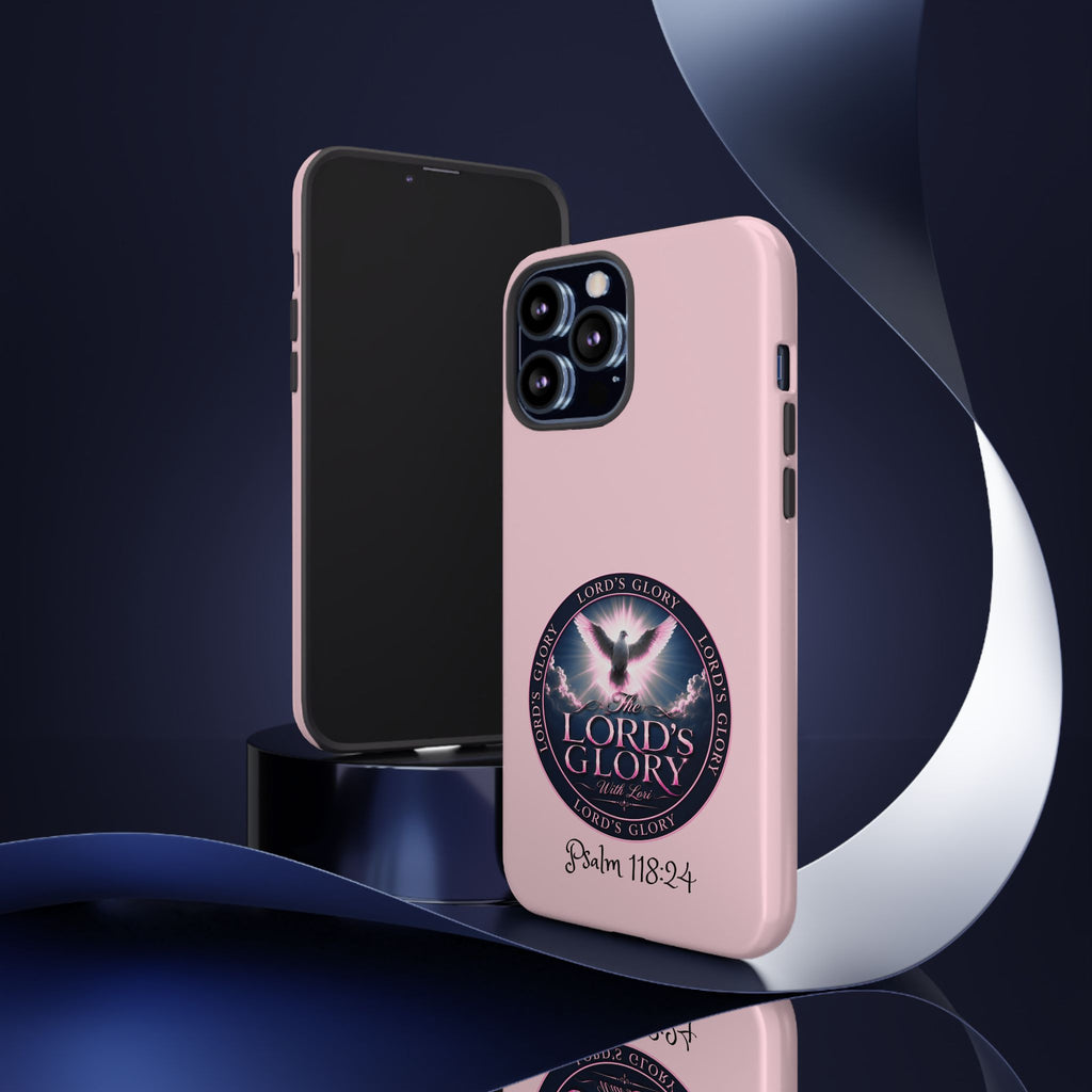 Christian Phone Case – "Lord's Glory with Lori" Dove Design Tough Case (Protective Phone Cover)