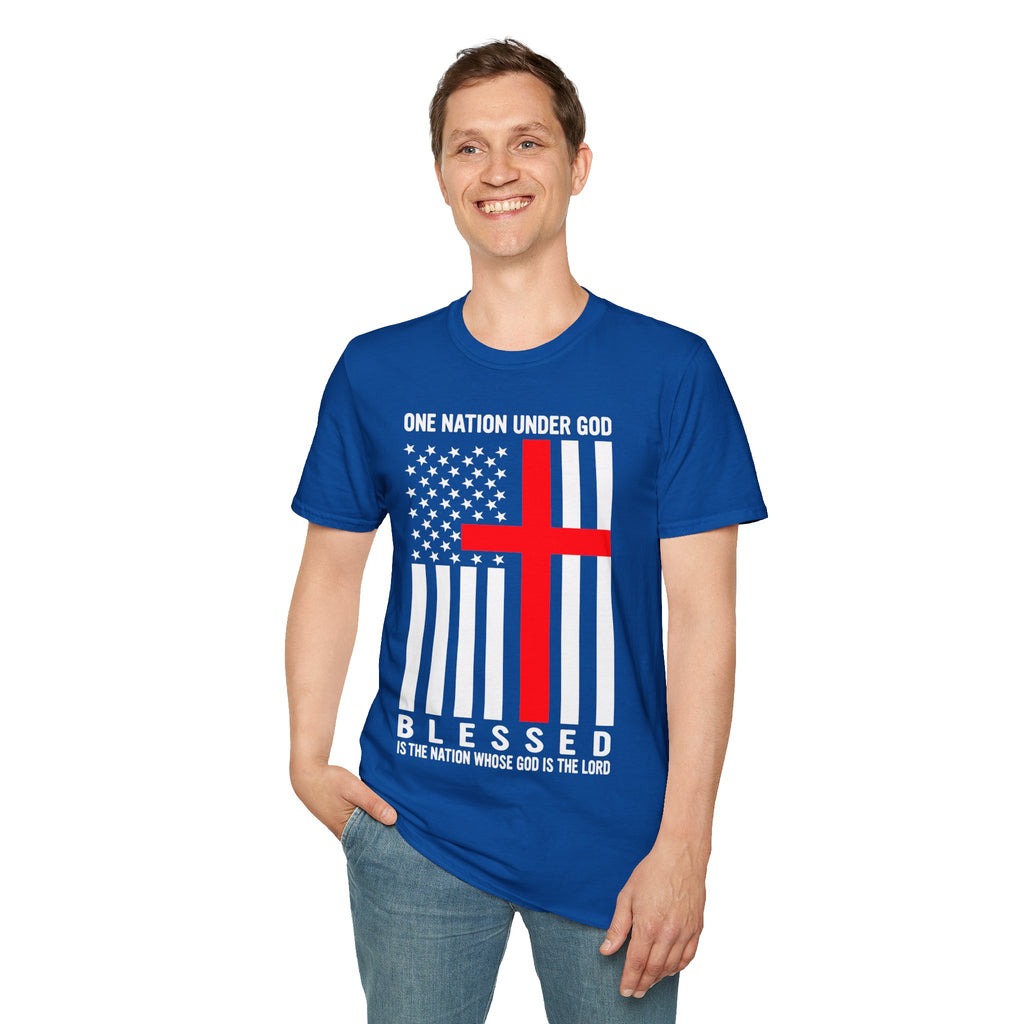 One Nation Under GOD - Mens Womans Softstyle T-Shirt
