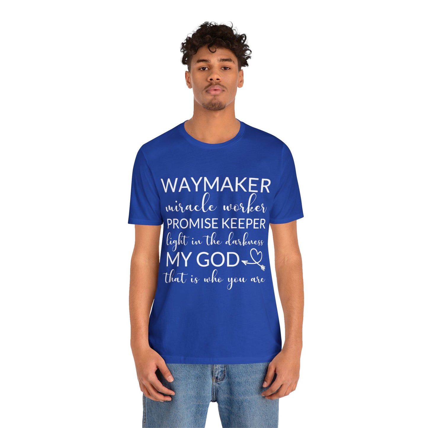 Waymaker Promise Keeper Light in the Darkness - Unisex Jersey Short Sleeve Tee