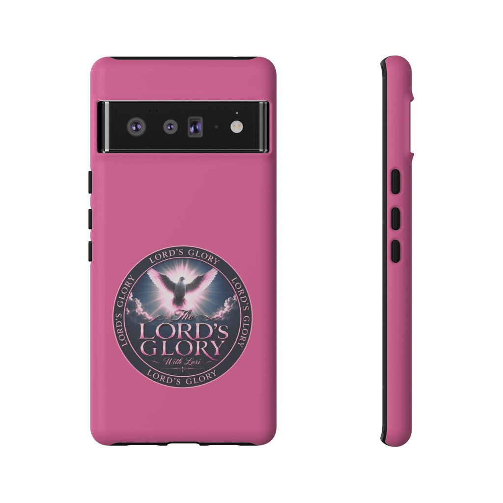 Christian Phone Case – "Lord's Glory with Lori" Dove Design Tough Case (Protective Phone Cover)