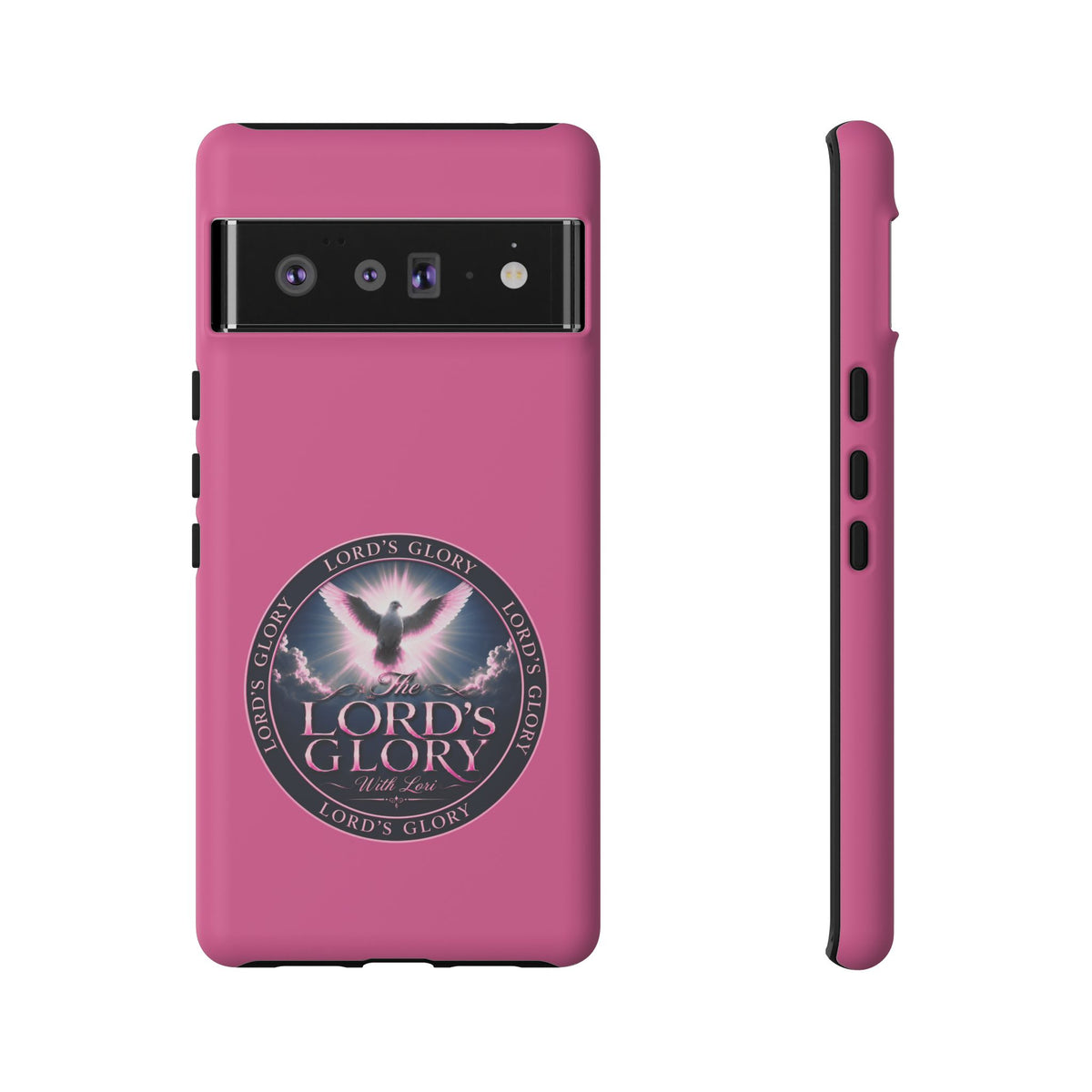 Christian Phone Case – "Lord's Glory with Lori" Dove Design Tough Case (Protective Phone Cover)