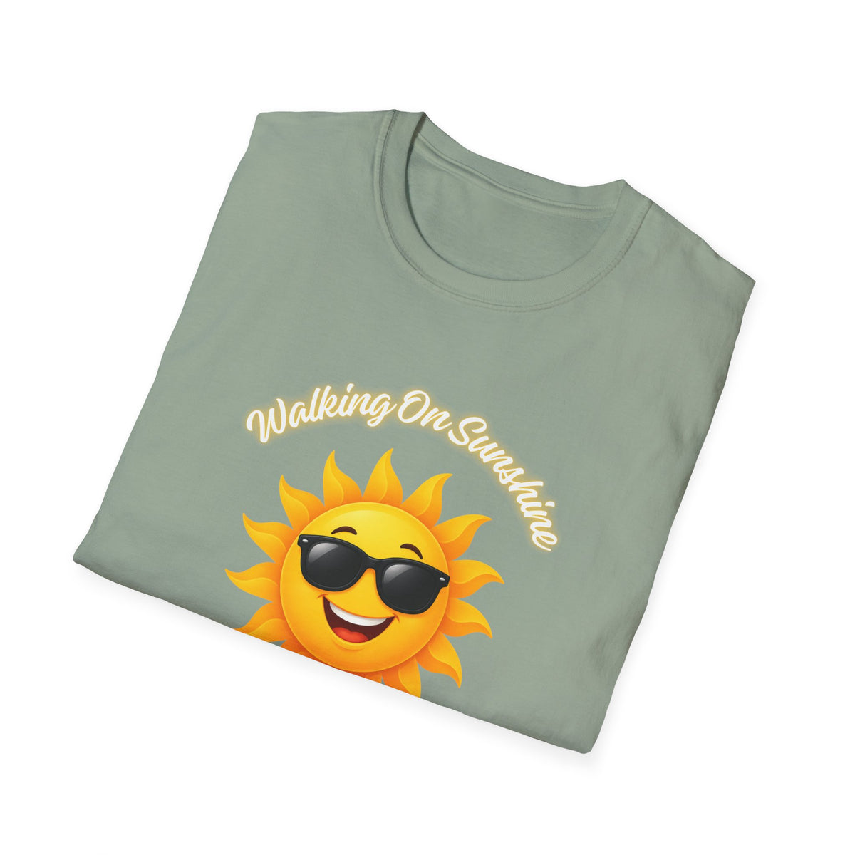 Sunshine Smiles T-Shirt — Sunglasses Sun with Psalm 118:24 Inspirational Tee
