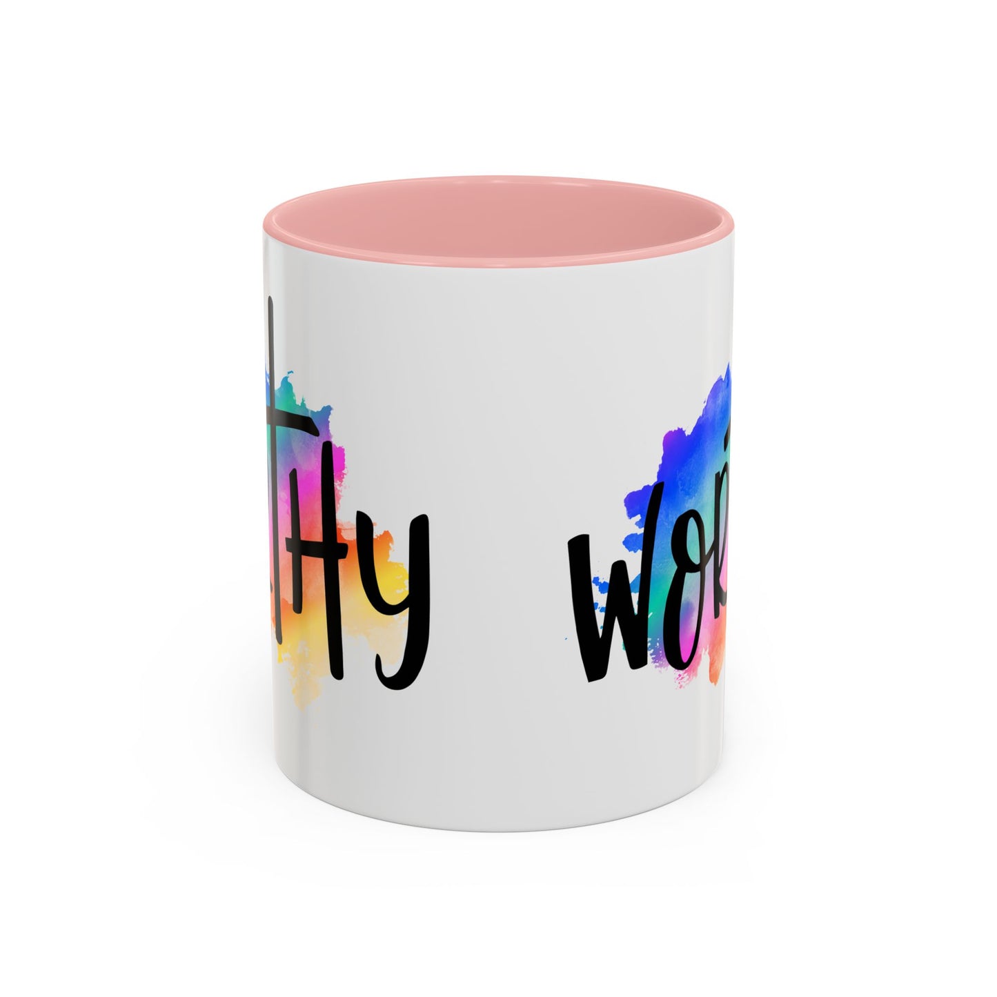 WORTHY - 5 Colors Accent Coffee Mug, 11oz