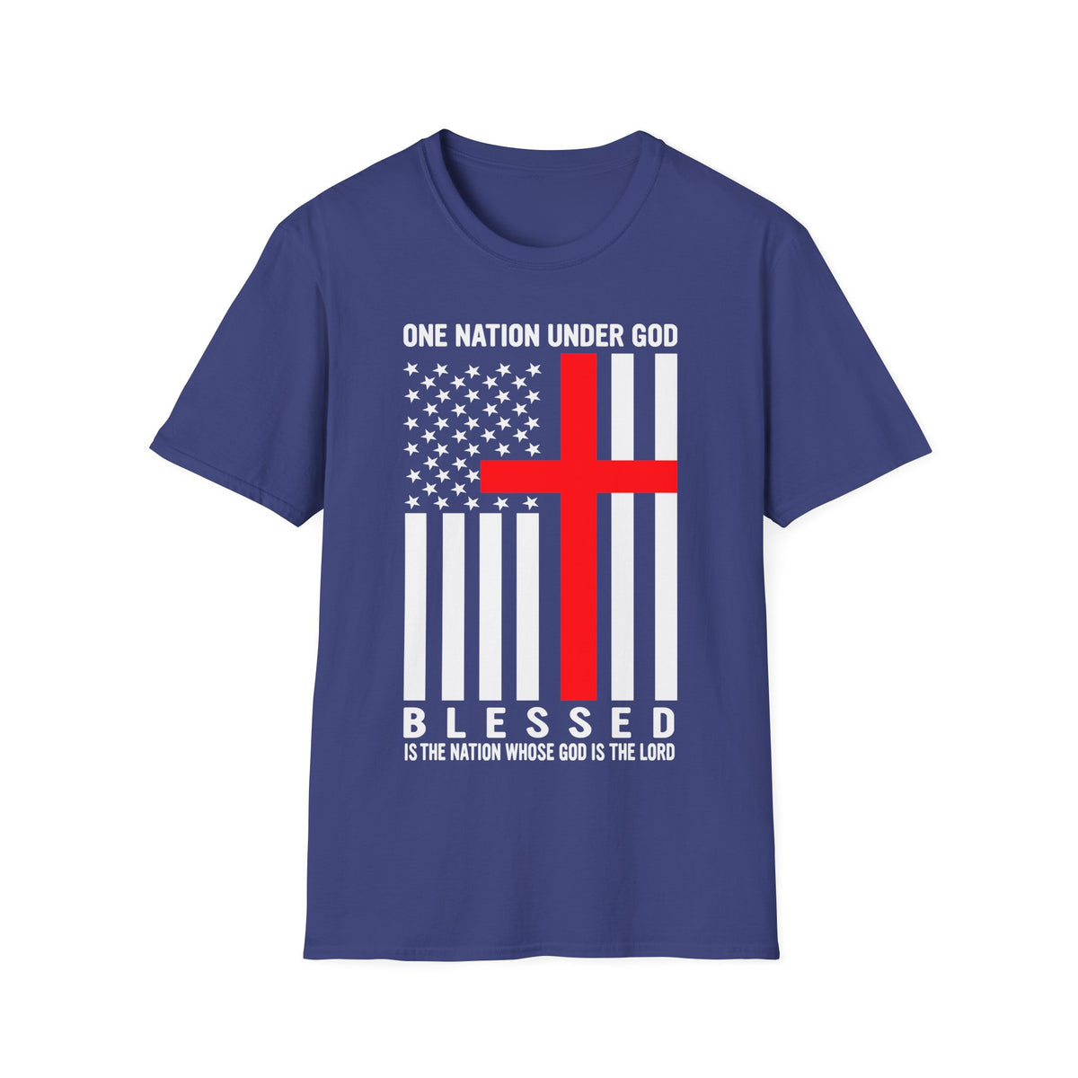 One Nation Under GOD - Mens Womans Softstyle T-Shirt