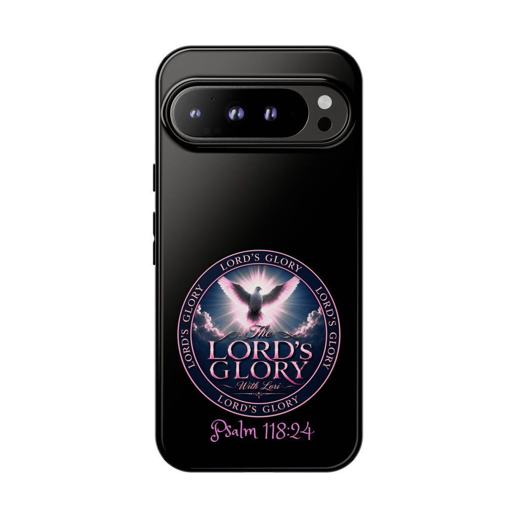 Christian Phone Case – "Lord's Glory with Lori" Dove Design Tough Case (Protective Phone Cover)