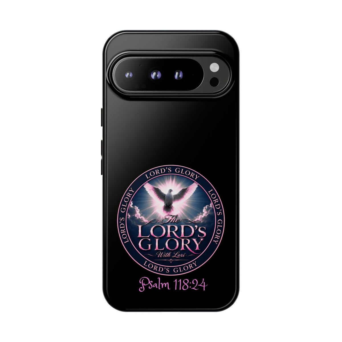 Christian Phone Case – "Lord's Glory with Lori" Dove Design Tough Case (Protective Phone Cover)