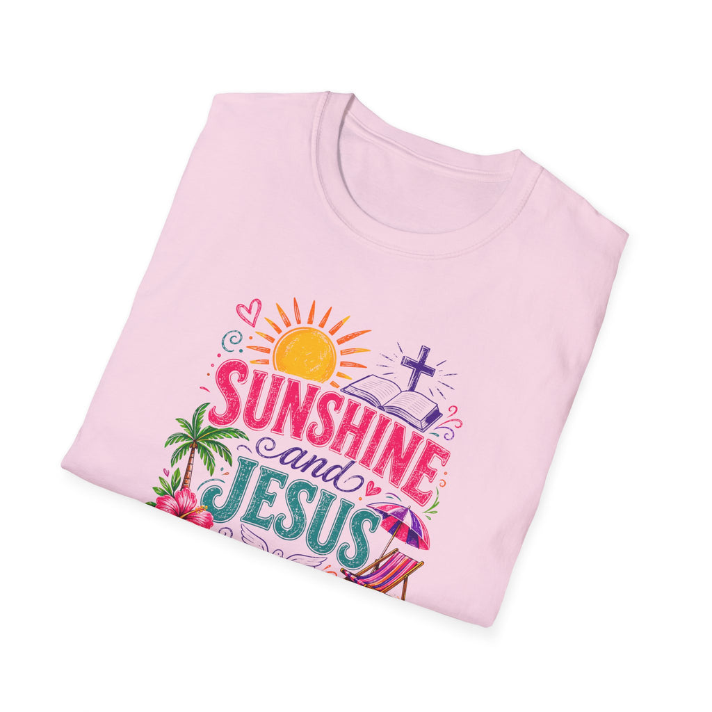 Sunshine and Jesus Christian Faith T-Shirt