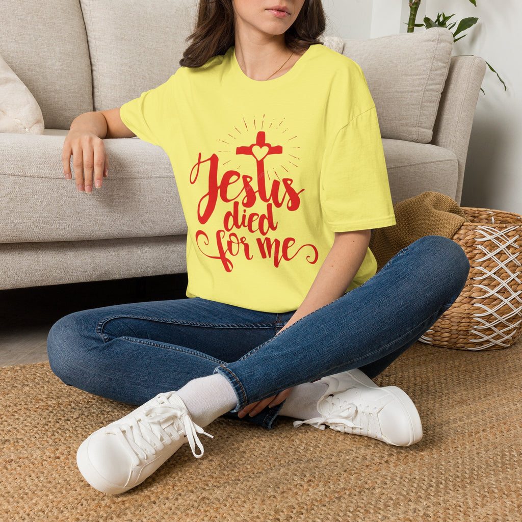 Jesus Died for Me Christian Faith T-Shirt