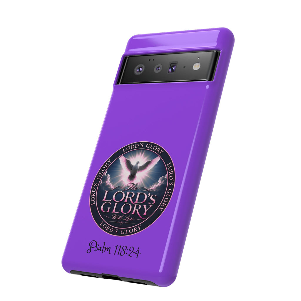 Christian Phone Case – "Lord's Glory with Lori" Dove Design Tough Case (Protective Phone Cover)