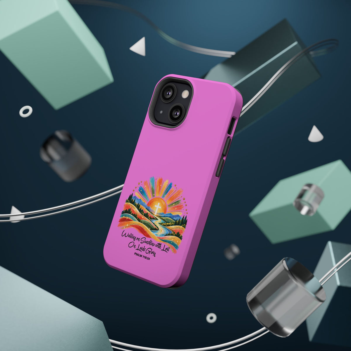 Magnetic Phone Case – “Walking on Sunshine with Lords Glory” Sunrise Design