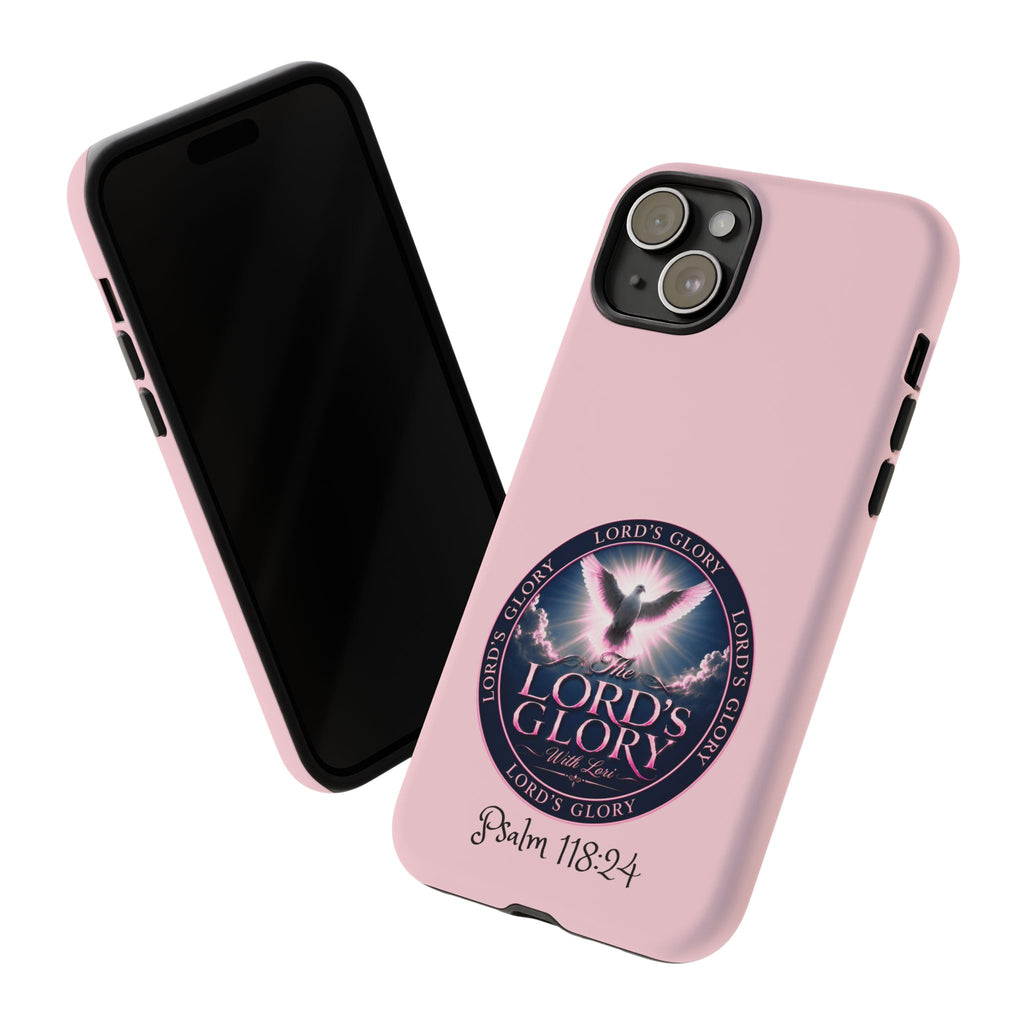 Christian Phone Case – "Lord's Glory with Lori" Dove Design Tough Case (Protective Phone Cover)