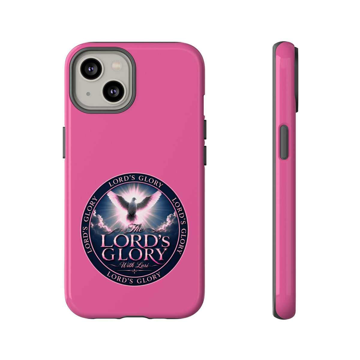 Christian Phone Case – "Lord's Glory with Lori" Dove Design Tough Case (Protective Phone Cover)