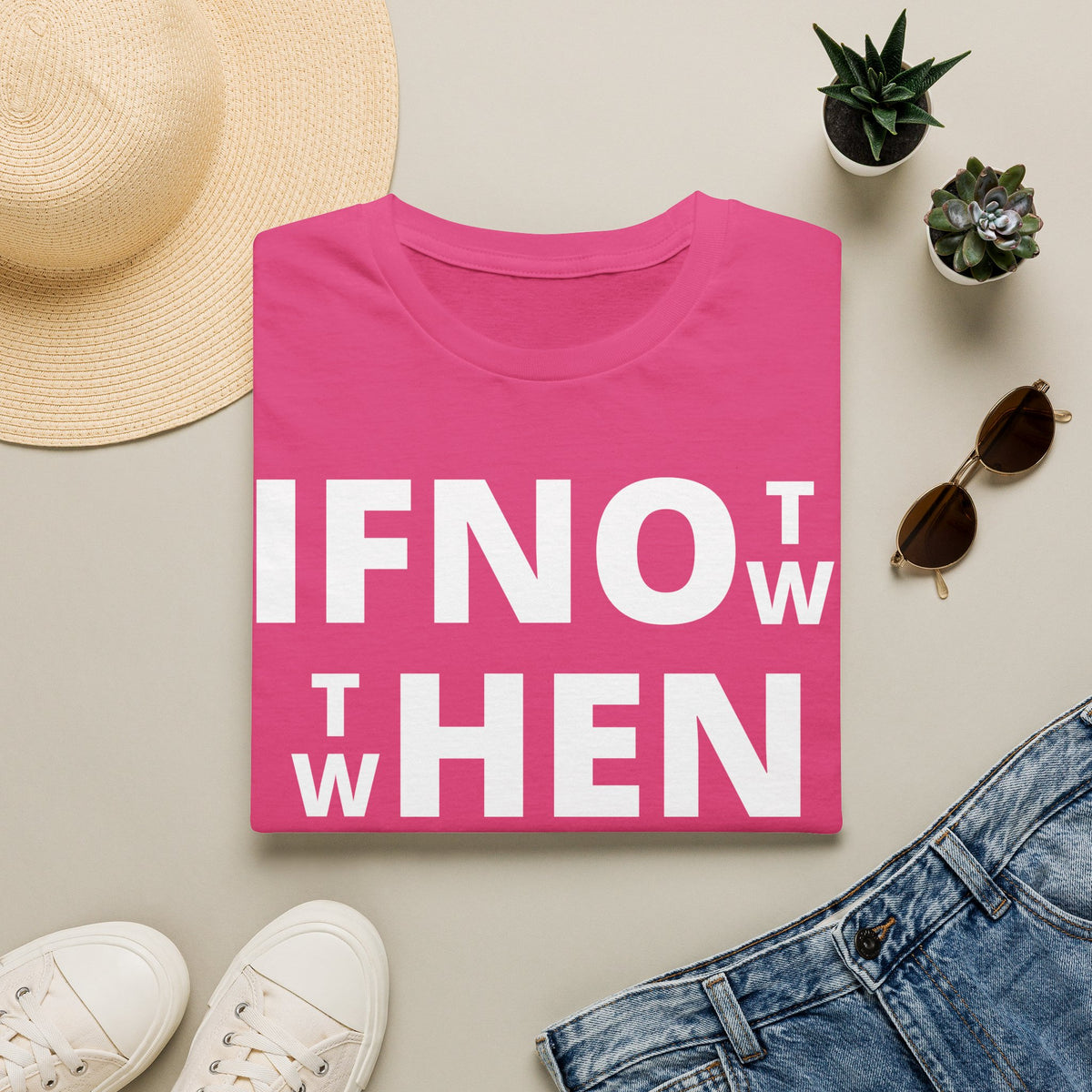 If Not Now Then When T-Shirt | Isaiah 55:6 Christian Faith Tee