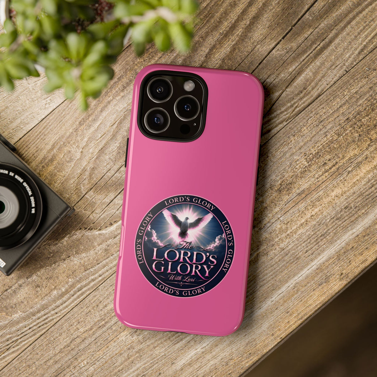 Christian Phone Case – "Lord's Glory with Lori" Dove Design Tough Case (Protective Phone Cover)