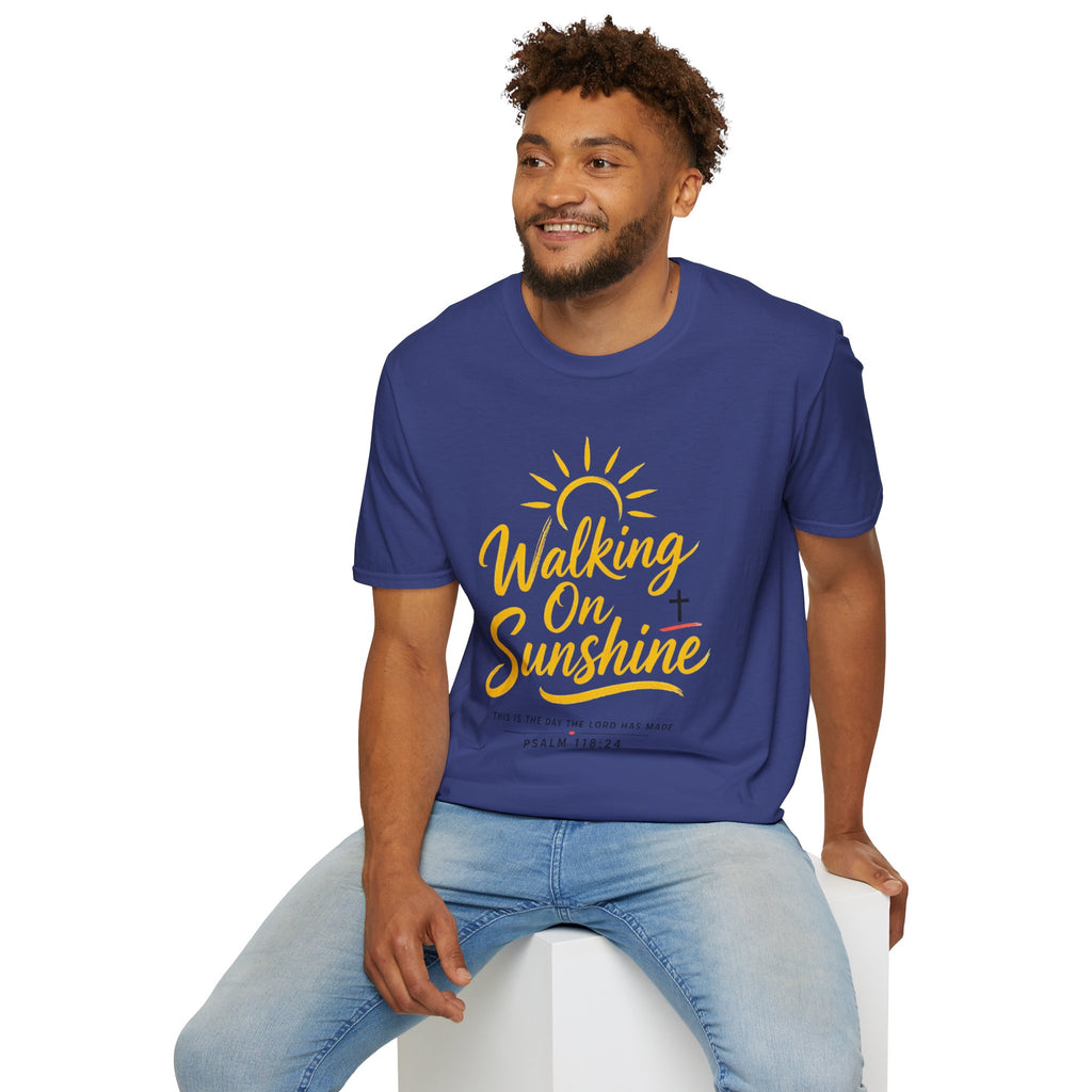 Walking on Sunshine Psalms 118:24 Softstyle T-Shirt