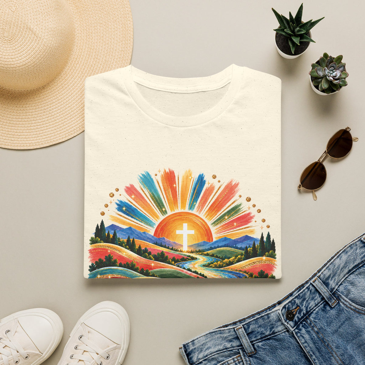 His Mercies are New Every Morning Lamentations: 22-23  T-Shirt