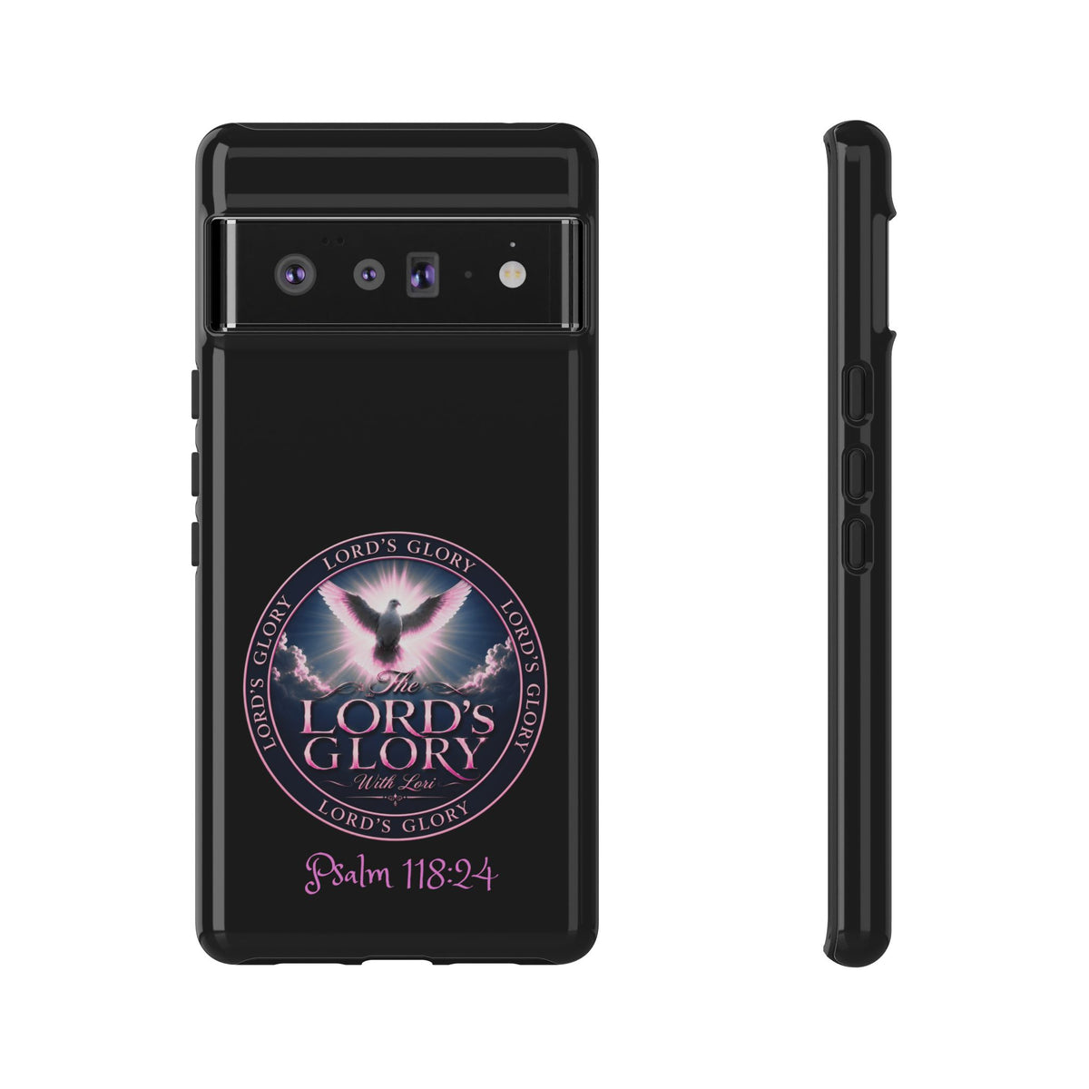 Christian Phone Case – "Lord's Glory with Lori" Dove Design Tough Case (Protective Phone Cover)