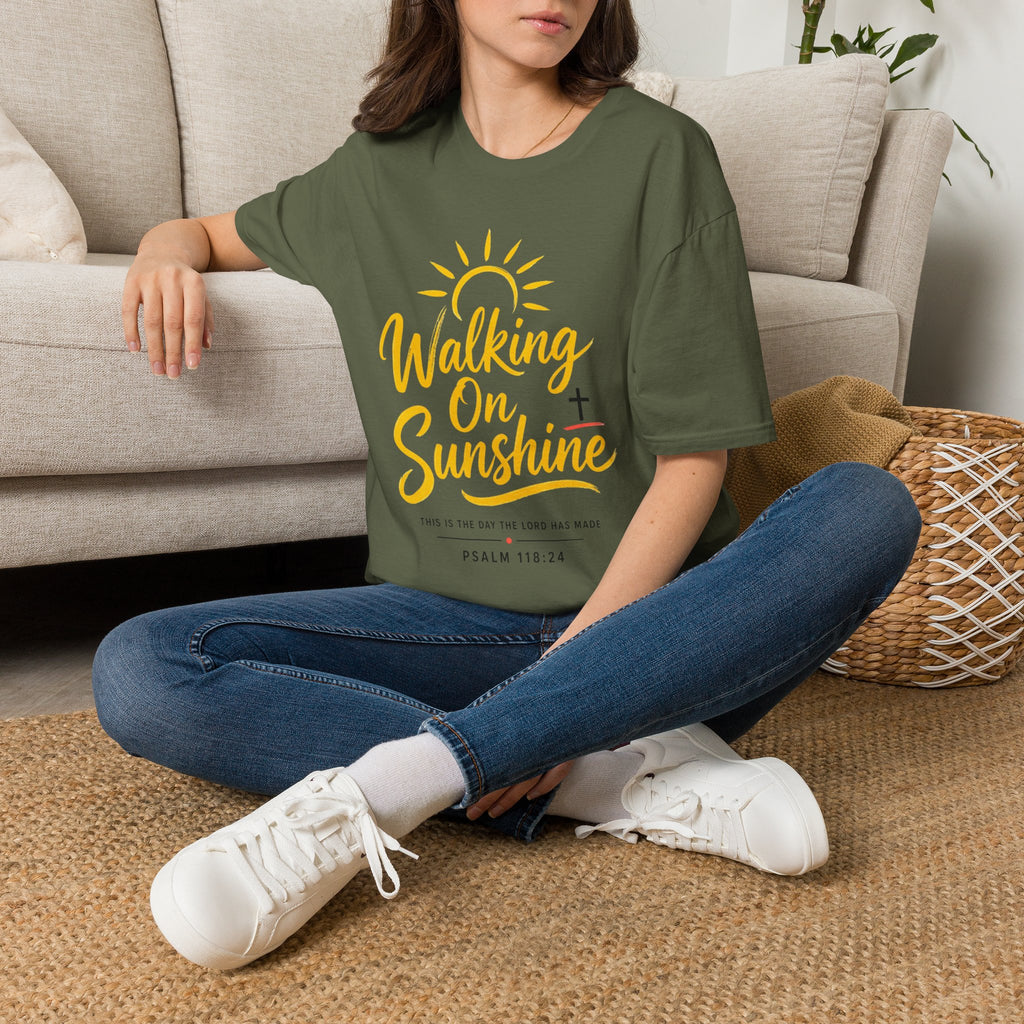Walking on Sunshine Psalms 118:24 Softstyle T-Shirt