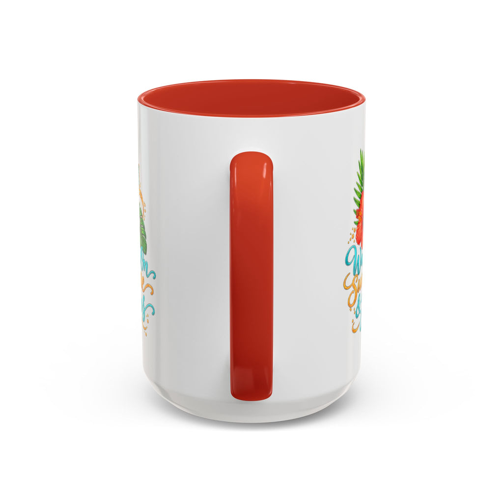 Walking on Sunshine & Jesus Coffee Mug – Floral Cross Accent Mug