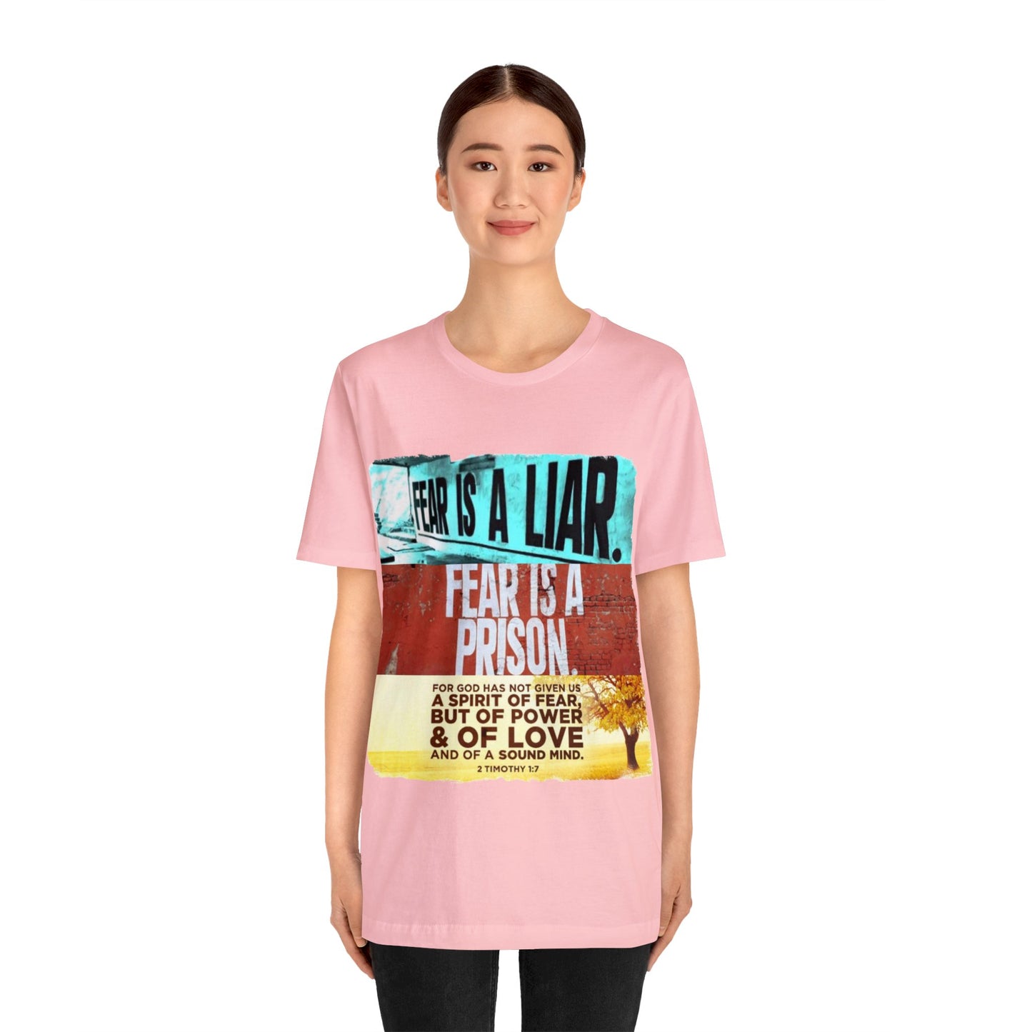 FEAR is a LIAR! - Unisex Jersey Short Sleeve Tee