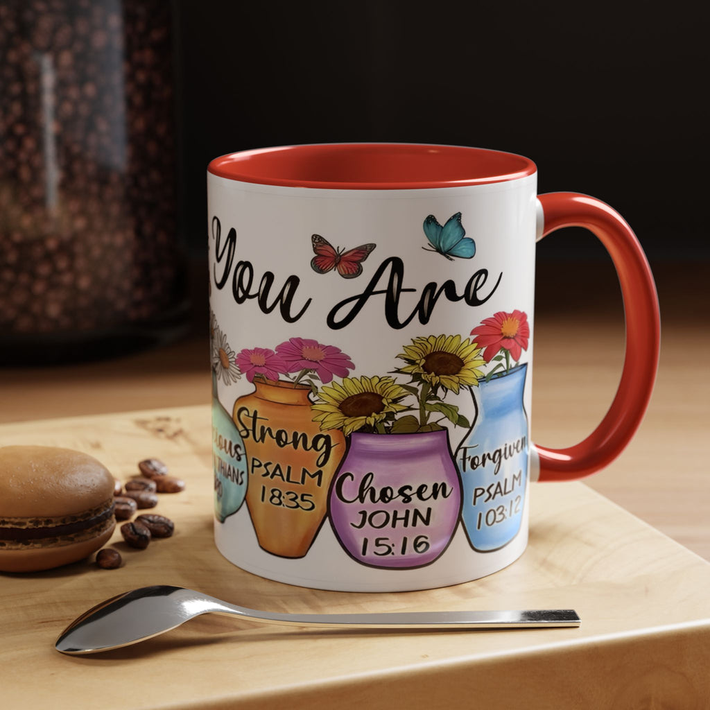God Says You Are - You Are Loved Christian Bible Verse Coffee Mug