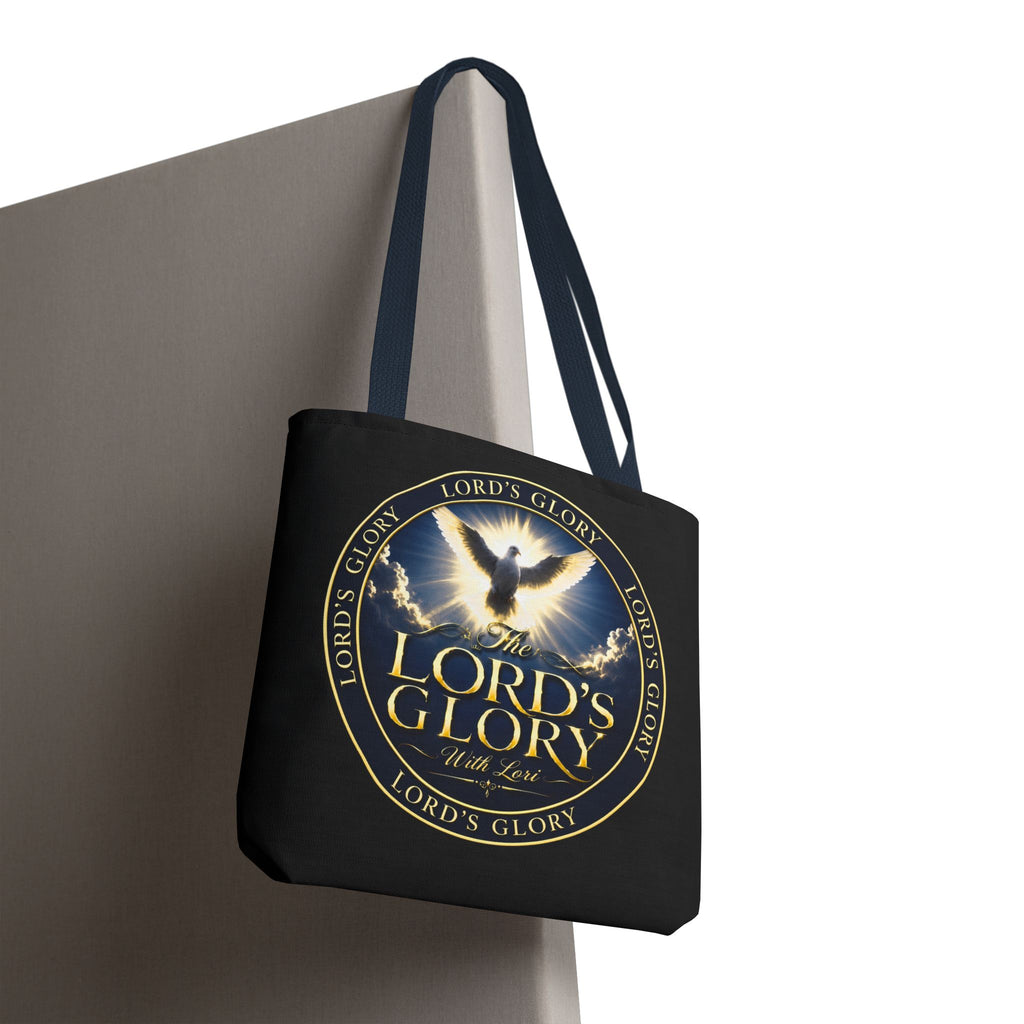 Tote Bag — "The Lord's Glory with Lori" Christian Dove Tote (Faith-Inspired Church Bag)