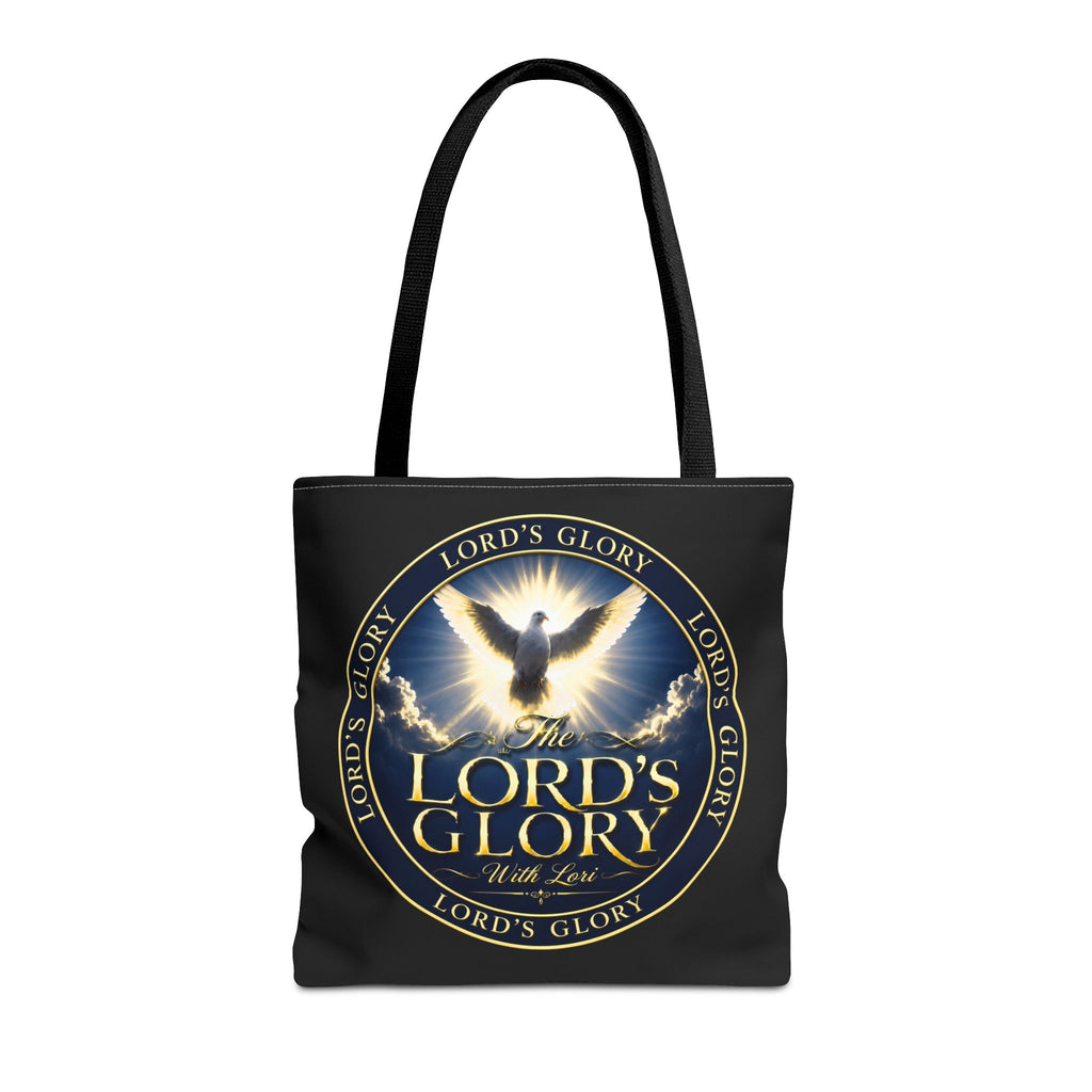 Tote Bag — "The Lord's Glory with Lori" Christian Dove Tote (Faith-Inspired Church Bag)