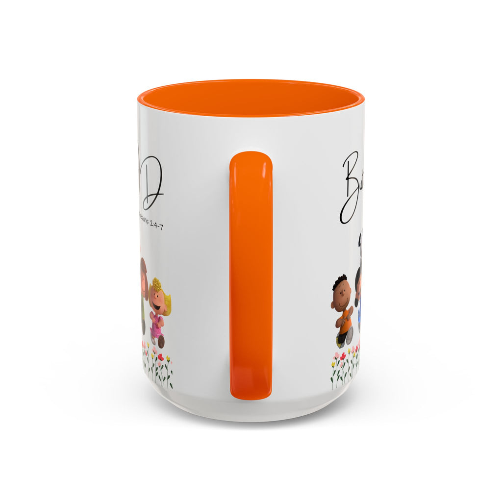 But God Scripture Coffee Mug — Genesis 50:20 Inspirational Heart Accent Mug (11/15oz)
