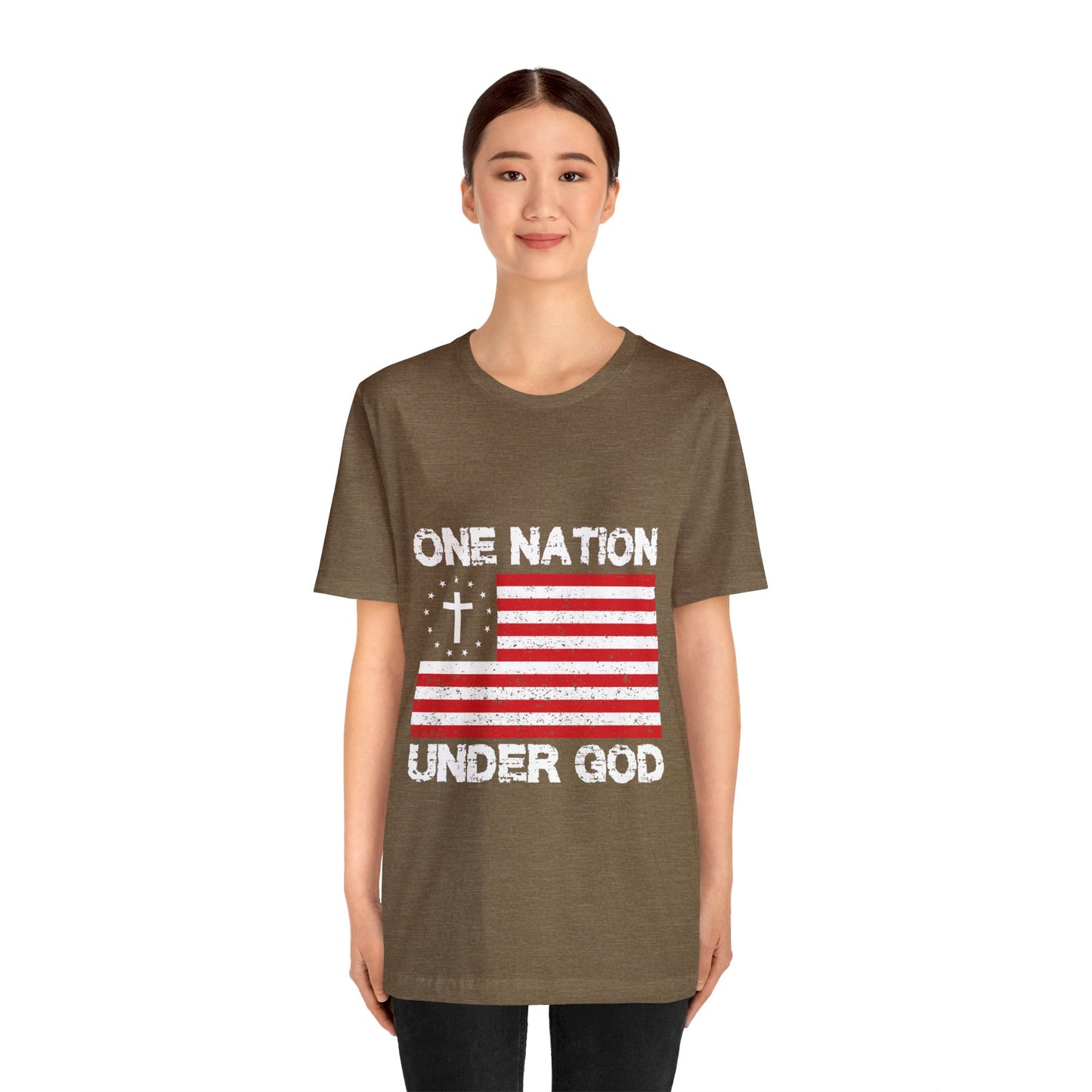 One Nation Under GOD - Unisex Jersey Short Sleeve Tee