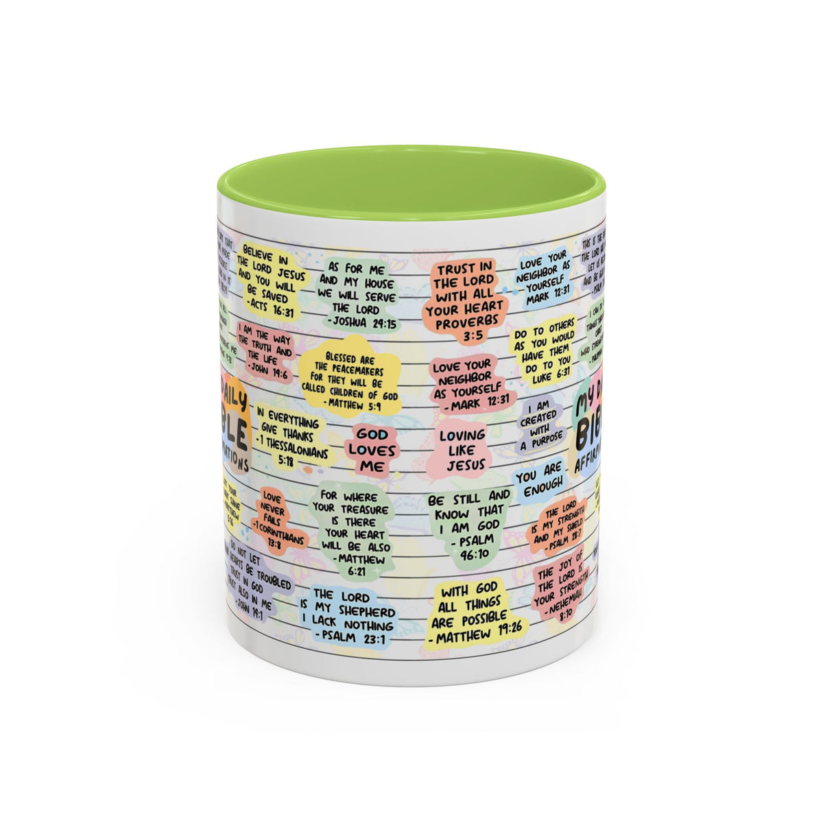My Daily Bible Affirmations Coffee Mug 15oz/11oz