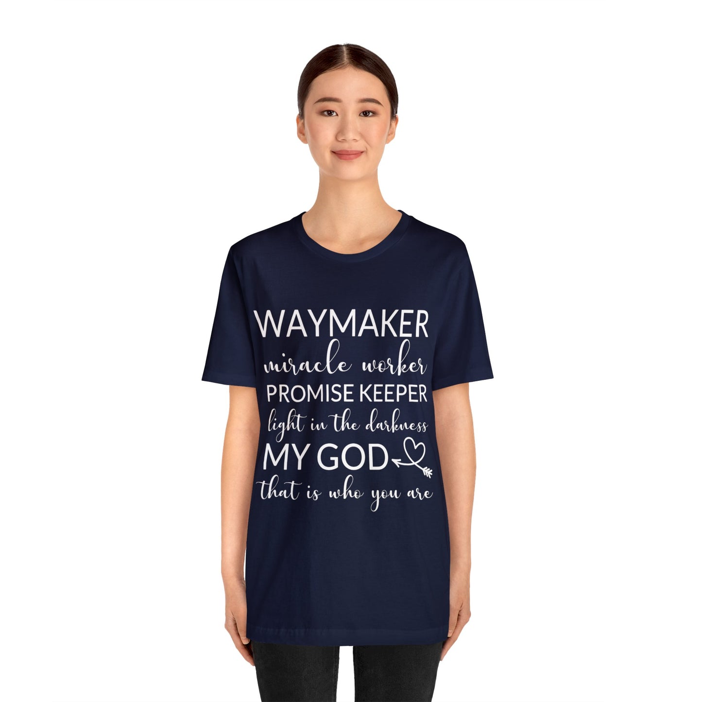 Waymaker Promise Keeper Light in the Darkness - Unisex Jersey Short Sleeve Tee