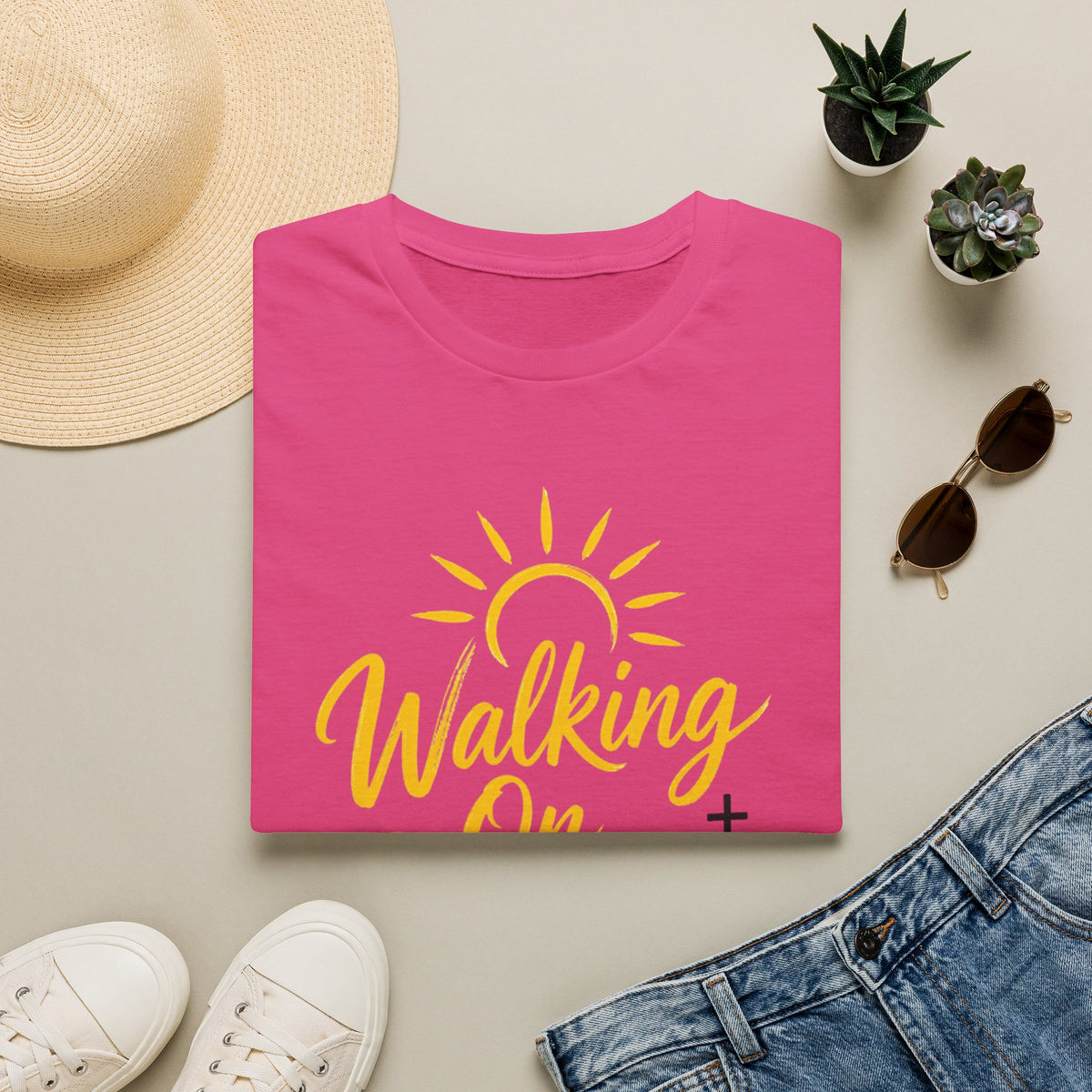 Walking on Sunshine Psalms 118:24 Softstyle T-Shirt