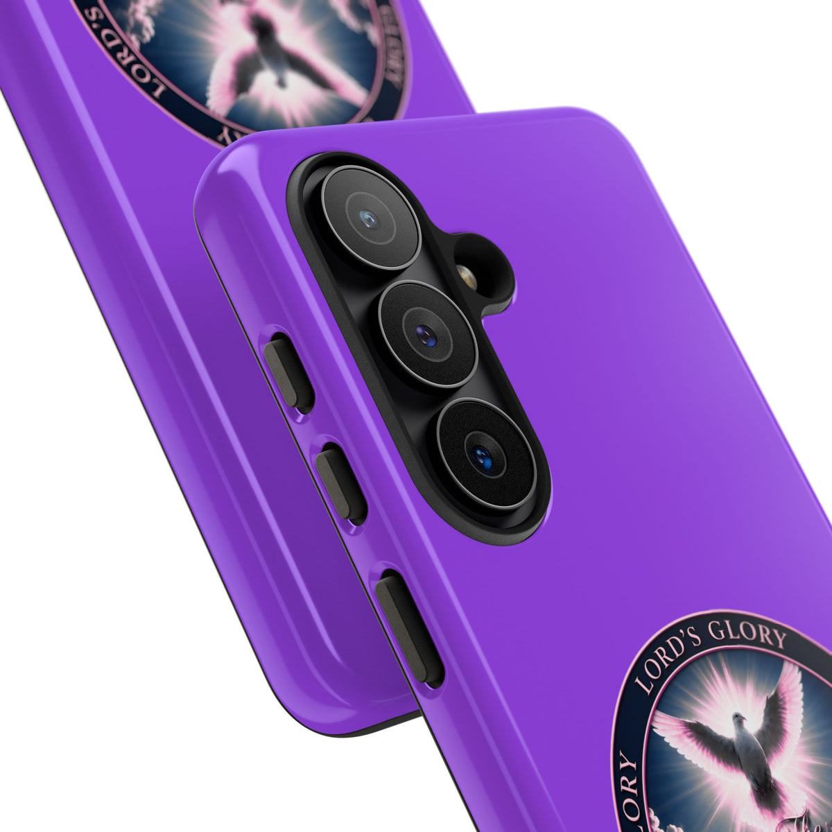 Christian Phone Case – "Lord's Glory with Lori" Dove Design Tough Case (Protective Phone Cover)