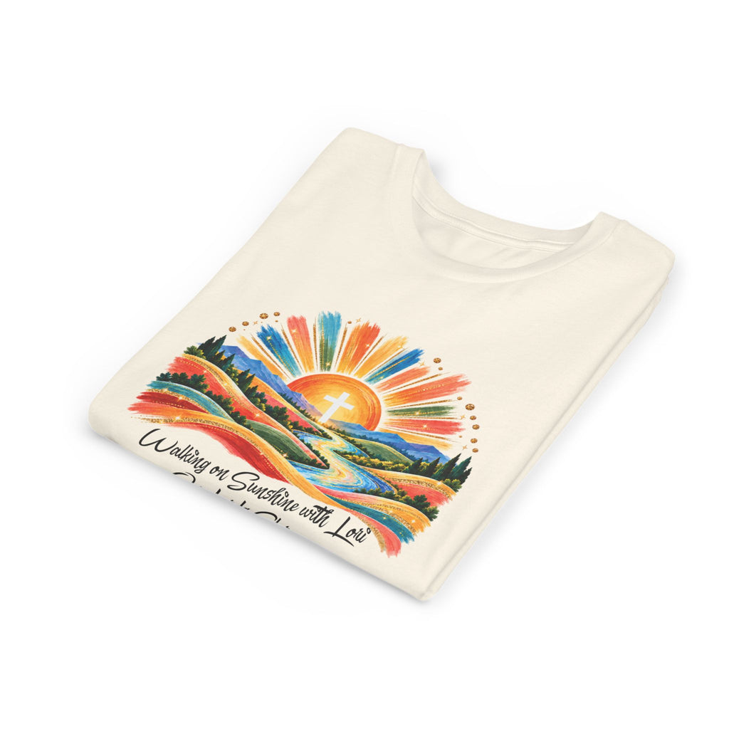 Youth Short Sleeve Tee – Walking On Sunshine with Lords Glory Design