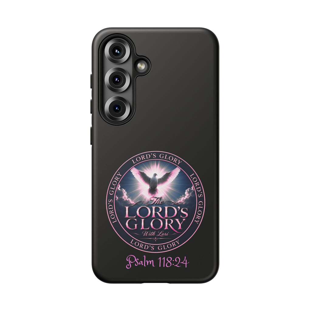 Christian Phone Case – "Lord's Glory with Lori" Dove Design Tough Case (Protective Phone Cover)
