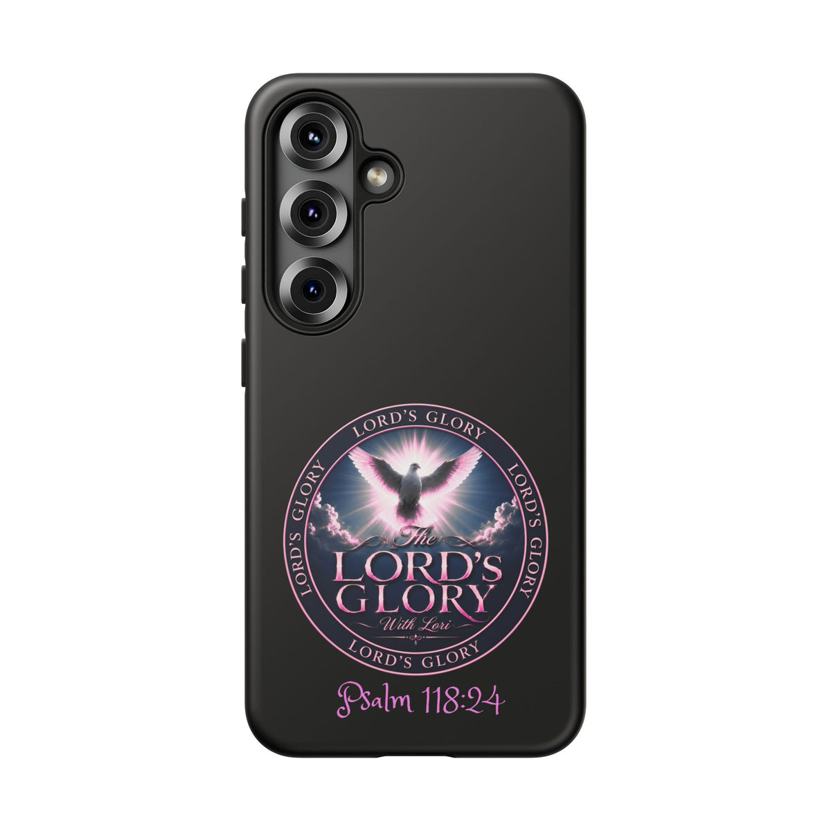 Christian Phone Case – "Lord's Glory with Lori" Dove Design Tough Case (Protective Phone Cover)