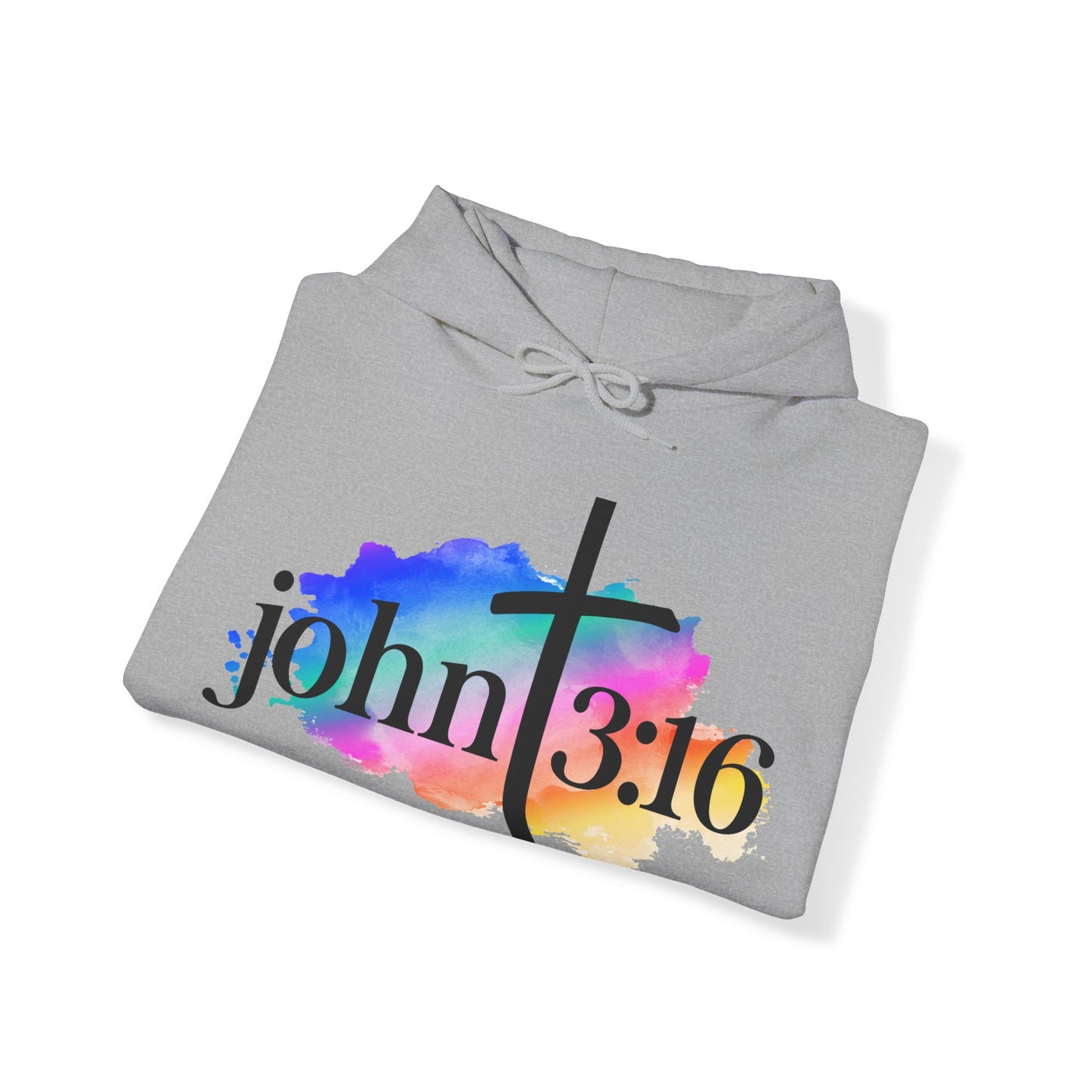 JOHN 3:16 - Unisex Heavy Blend Hooded Sweatshirt