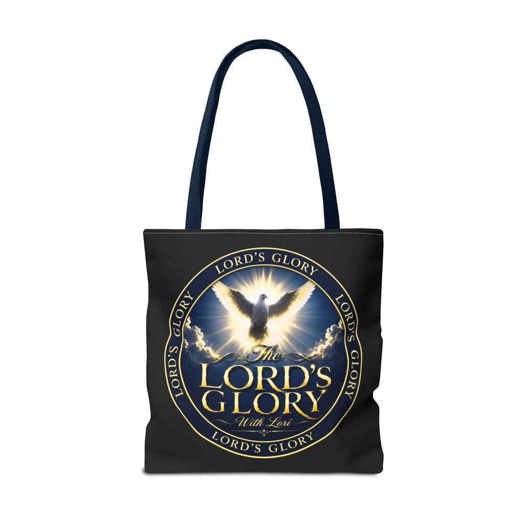 Tote Bag — "The Lord's Glory with Lori" Christian Dove Tote (Faith-Inspired Church Bag)