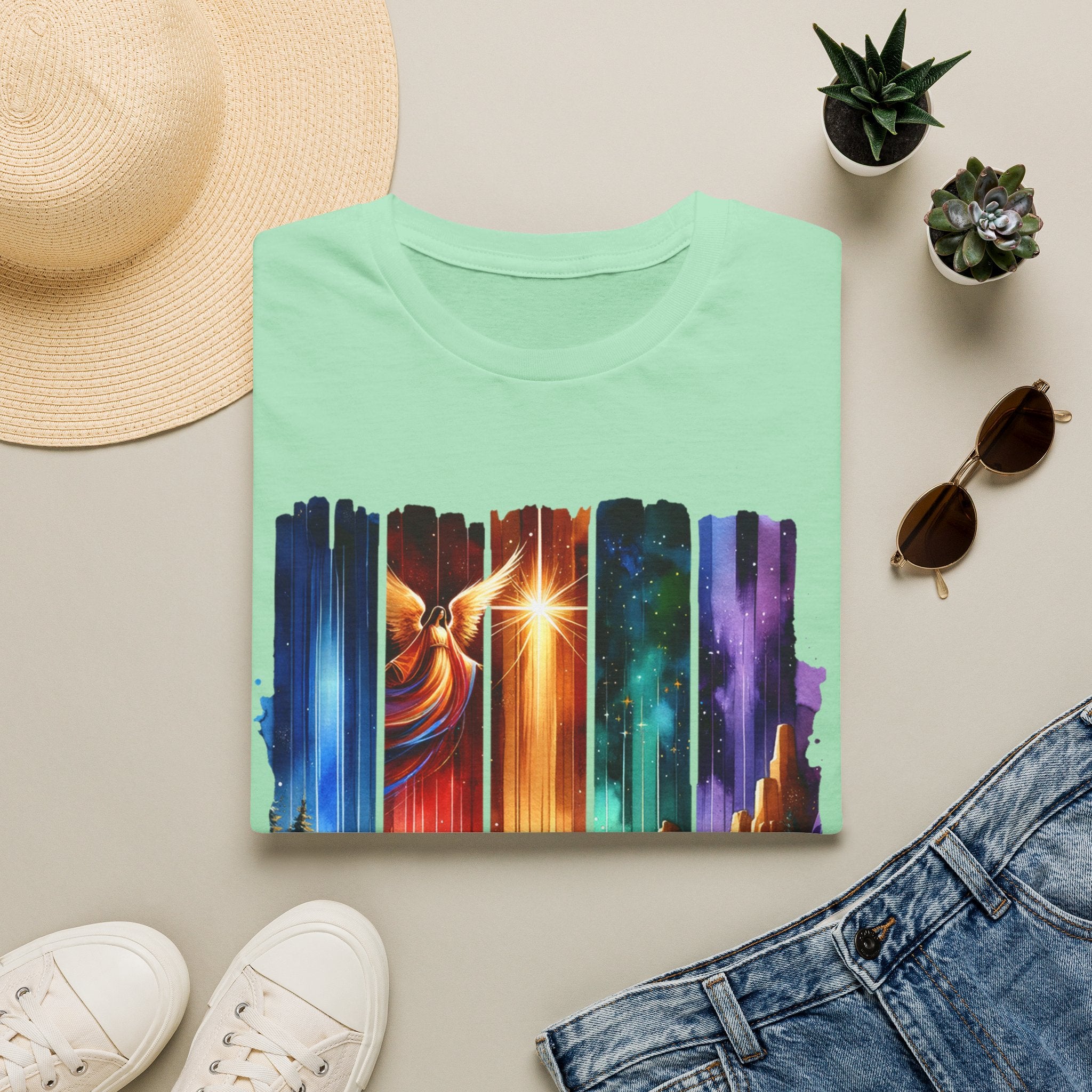 Vibrant Fantasy T-Shirt, Colorful Graphic Tee, Unisex Art Shirt, Great Gift for Fans, Unique Casual Wear, The King is Born Shirt