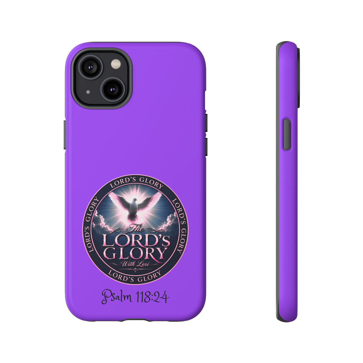Christian Phone Case – "Lord's Glory with Lori" Dove Design Tough Case (Protective Phone Cover)