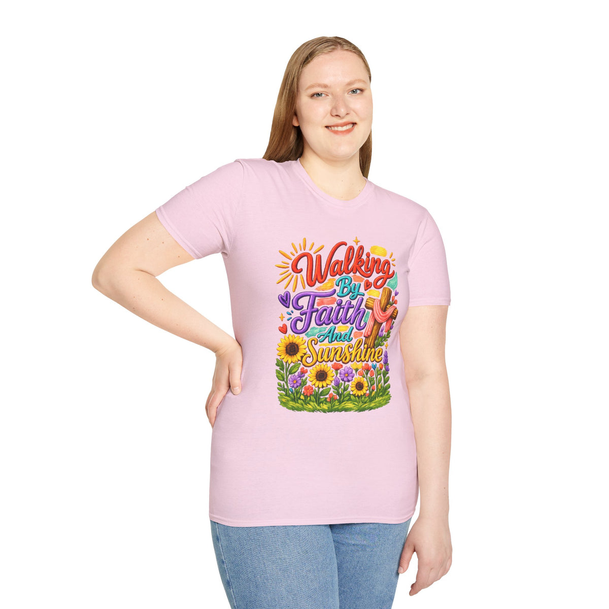 Walking By Faith and Sunshine T-Shirt