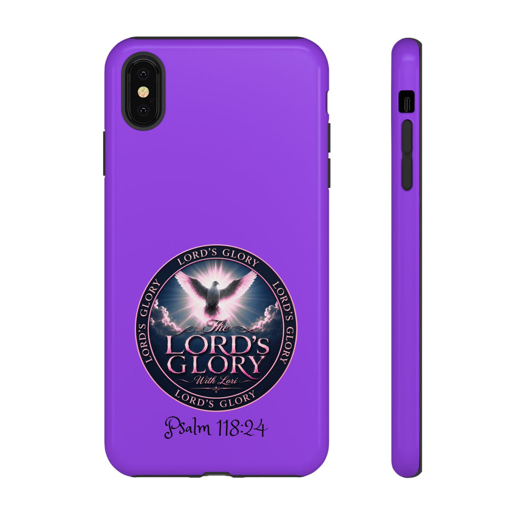 Christian Phone Case – "Lord's Glory with Lori" Dove Design Tough Case (Protective Phone Cover)