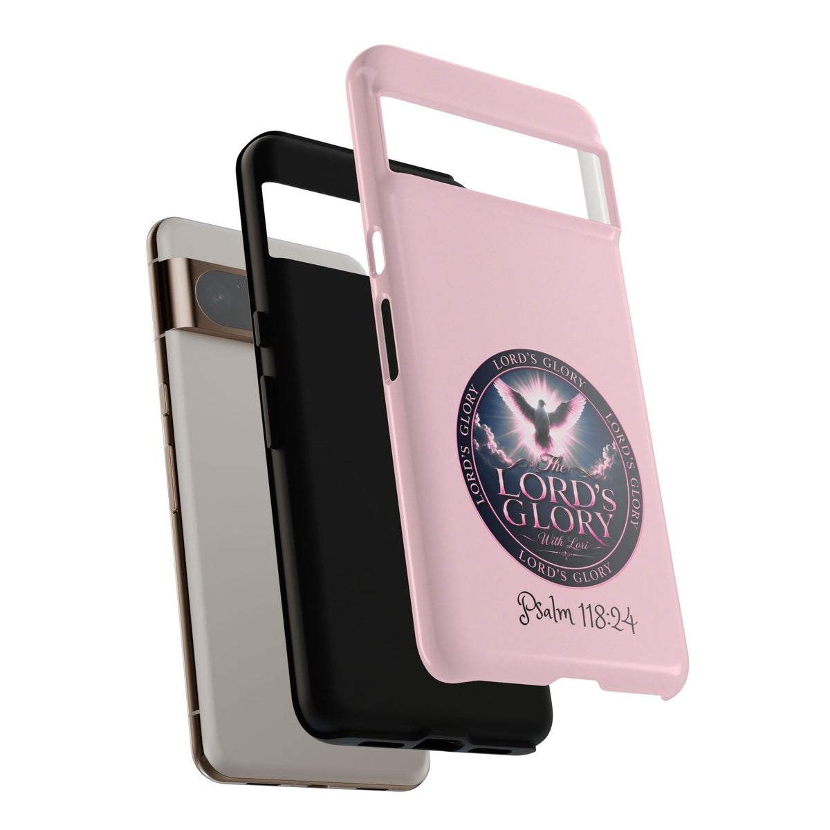 Christian Phone Case – "Lord's Glory with Lori" Dove Design Tough Case (Protective Phone Cover)